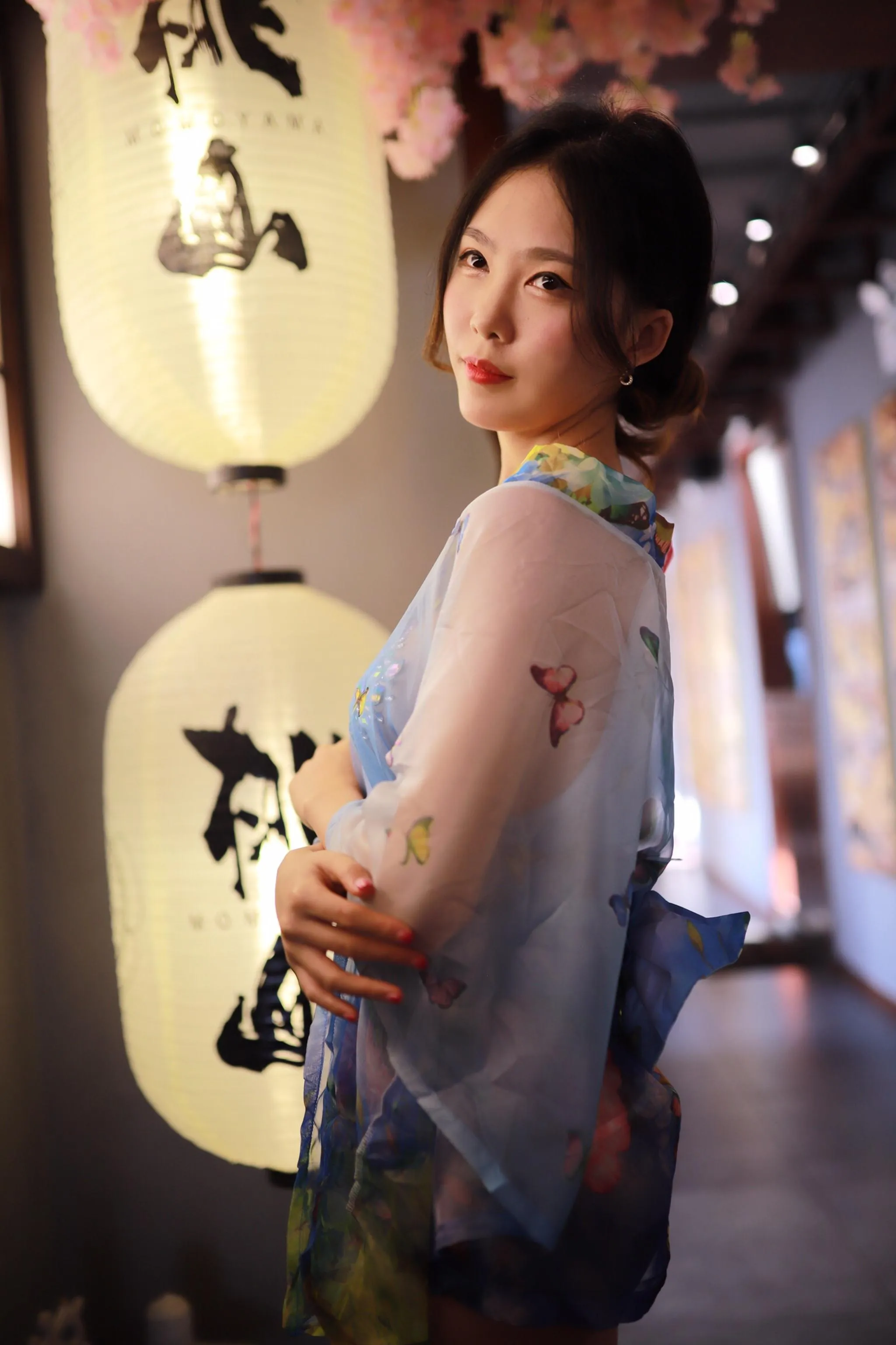 抖娘-利世 – NO.12 水蓝和服 [30P]插图3